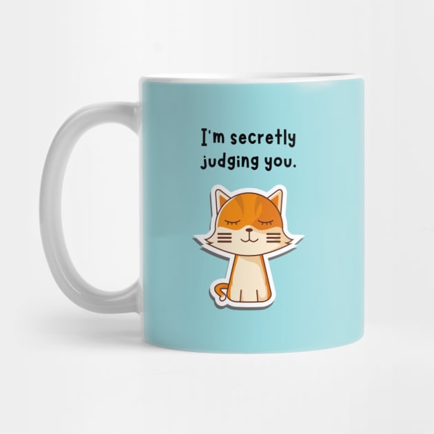 Cat (secretly judging you) by Said with wit